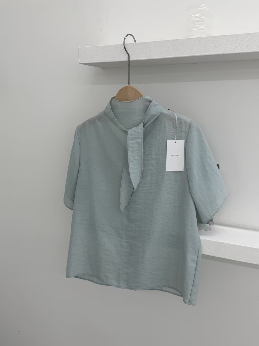 FERVENT東大門㊣實拍女士新品25春夏推薦真品職業襯衫蕾絲衫FERVENT襯衫/蕾絲衫圖色2