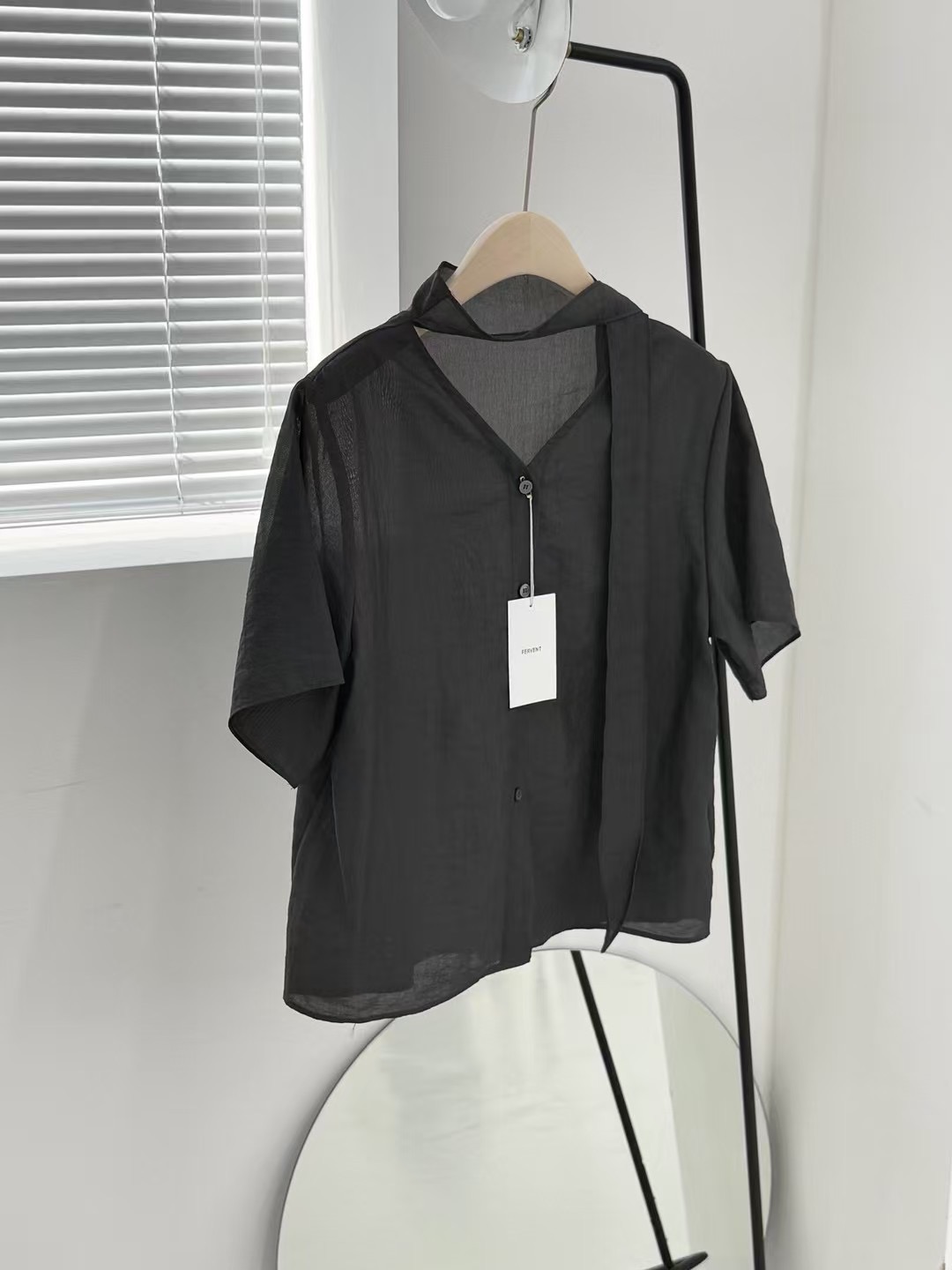 FERVENT東大門㊣實拍女士新品25春夏推薦真品職業襯衫蕾絲衫FERVENT襯衫/蕾絲衫圖色3
