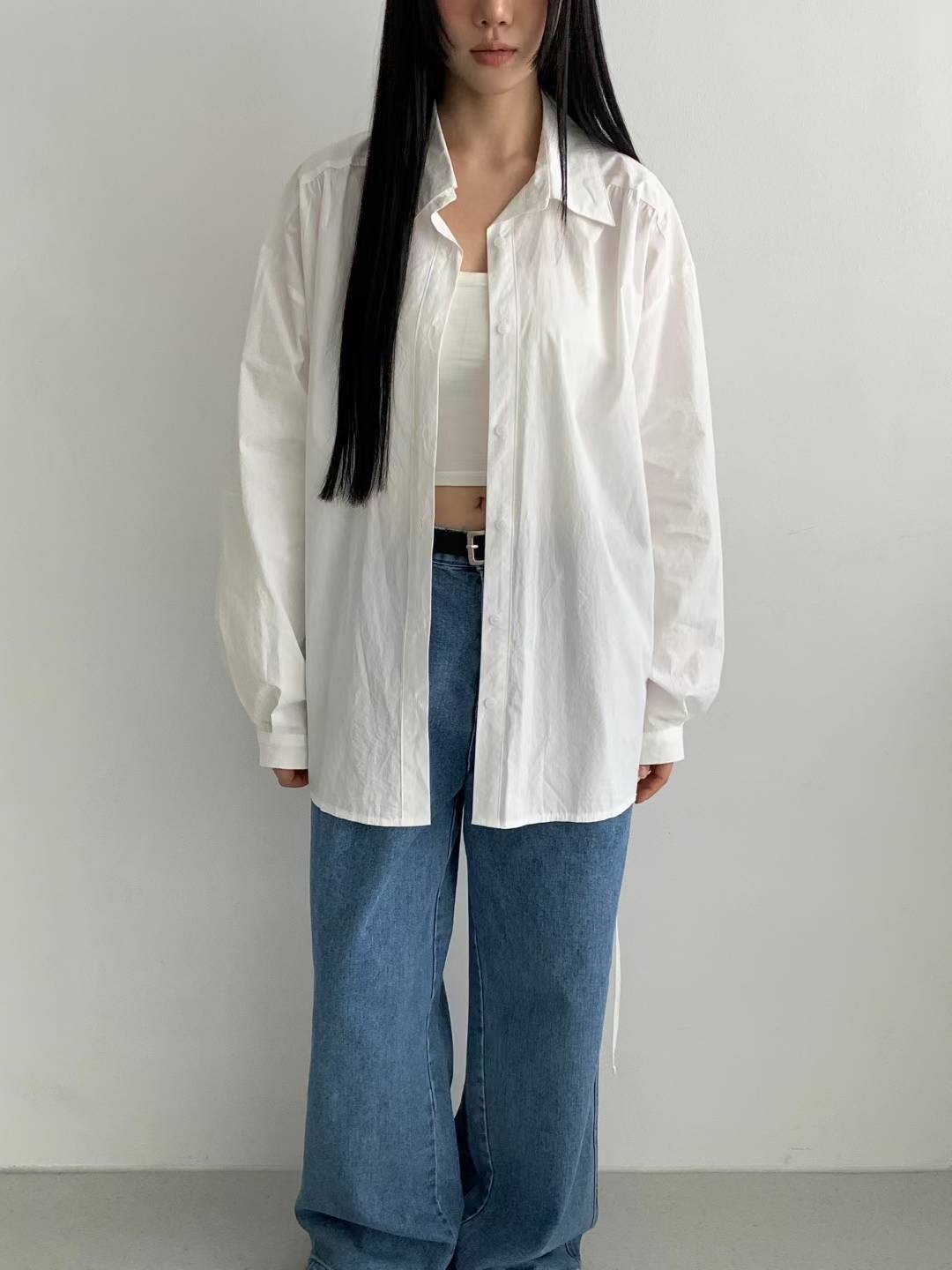 FERVENT東大門㊣代購女士新品25春夏時尚推薦職業襯衫蕾絲衫FERVENT襯衫/蕾絲衫