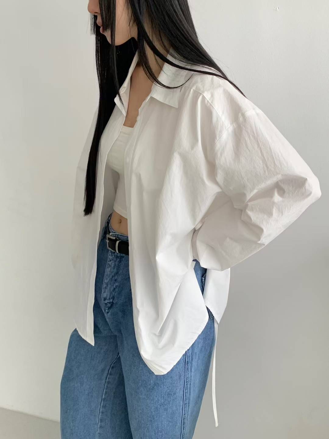 FERVENT東大門㊣代購女士新品25春夏時尚推薦職業襯衫蕾絲衫FERVENT襯衫/蕾絲衫