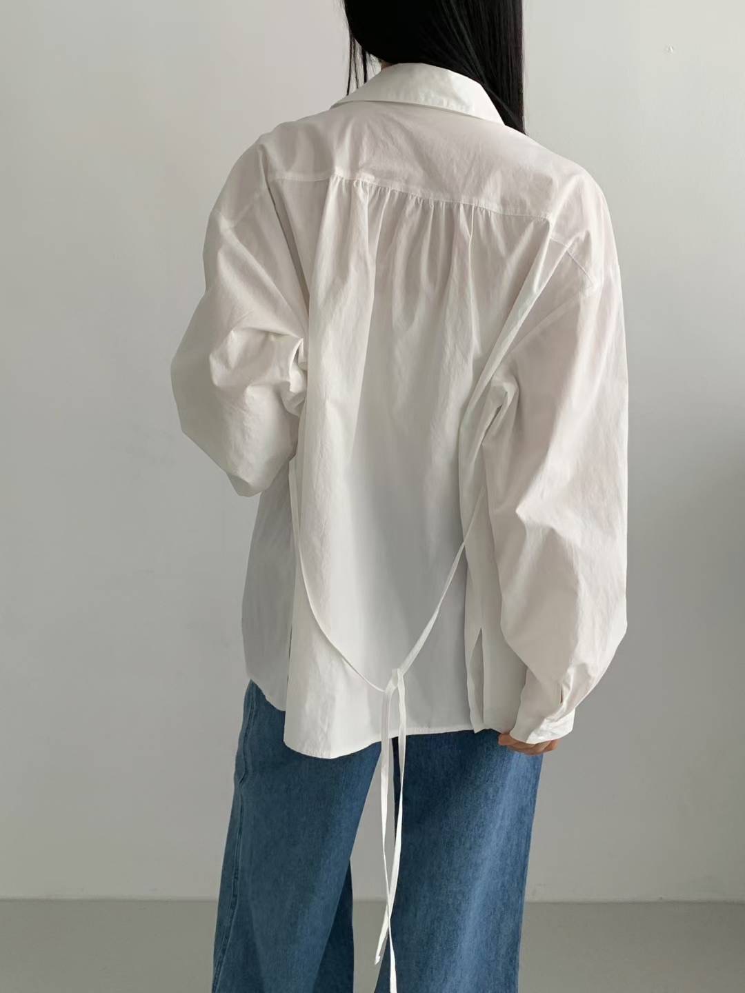 FERVENT東大門㊣代購女士新品25春夏時尚推薦職業襯衫蕾絲衫FERVENT襯衫/蕾絲衫