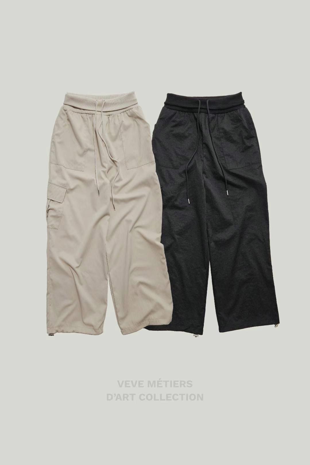 VEVE韓國代購㊣女士新品職業真品25春夏時尚人氣休閑休閑褲VEVE休閑褲圖色2左二色