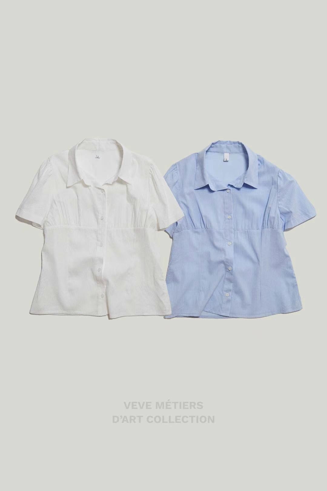 VEVE東大門㊣代購女裝新品時尚休閑25春夏人氣推薦襯衫蕾絲衫VEVE襯衫/蕾絲衫