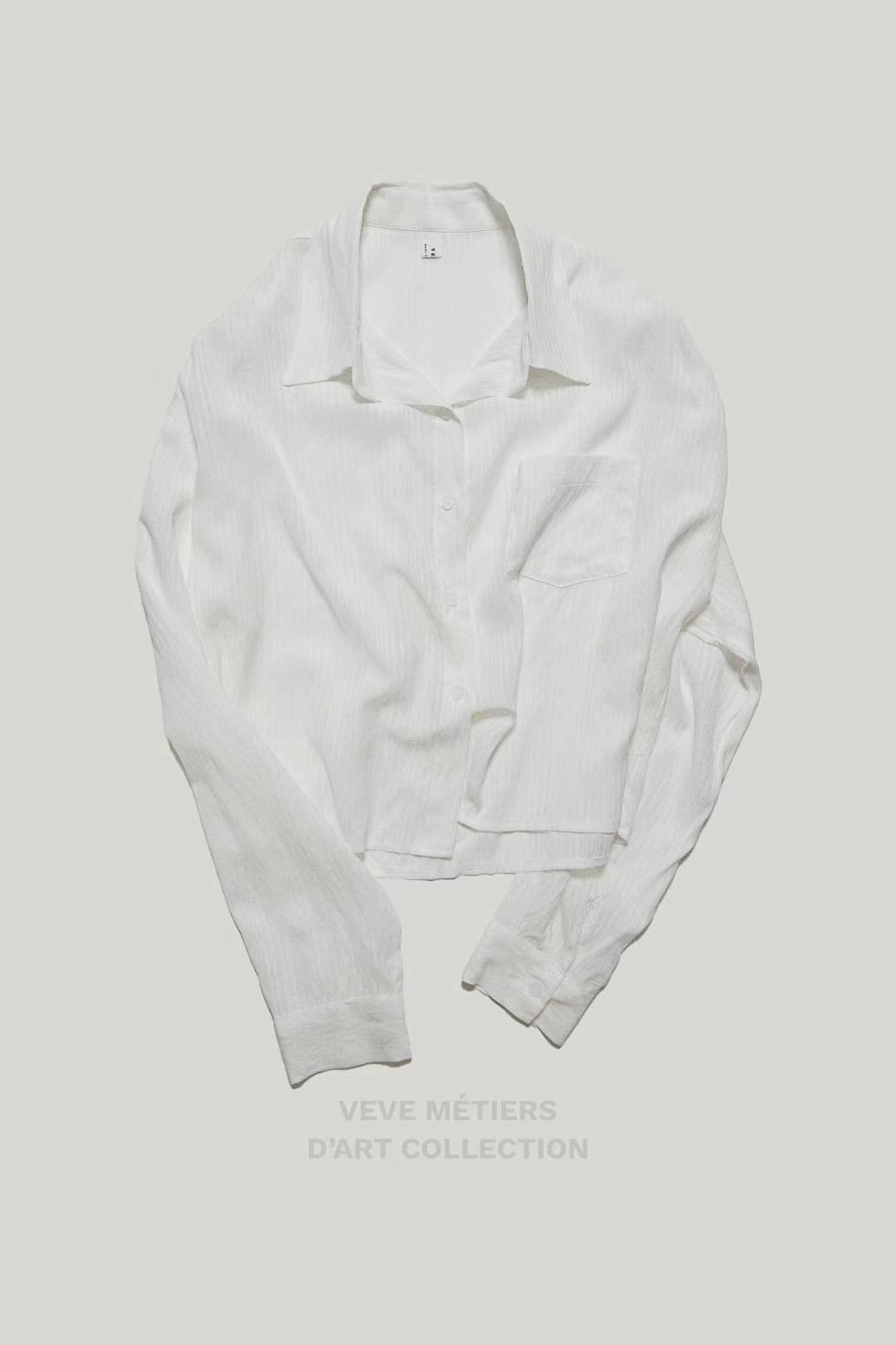 VEVE東大門㊣直郵女士新品25春夏熱賣職業人氣時尚襯衫蕾絲衫VEVE襯衫/蕾絲衫圖色2