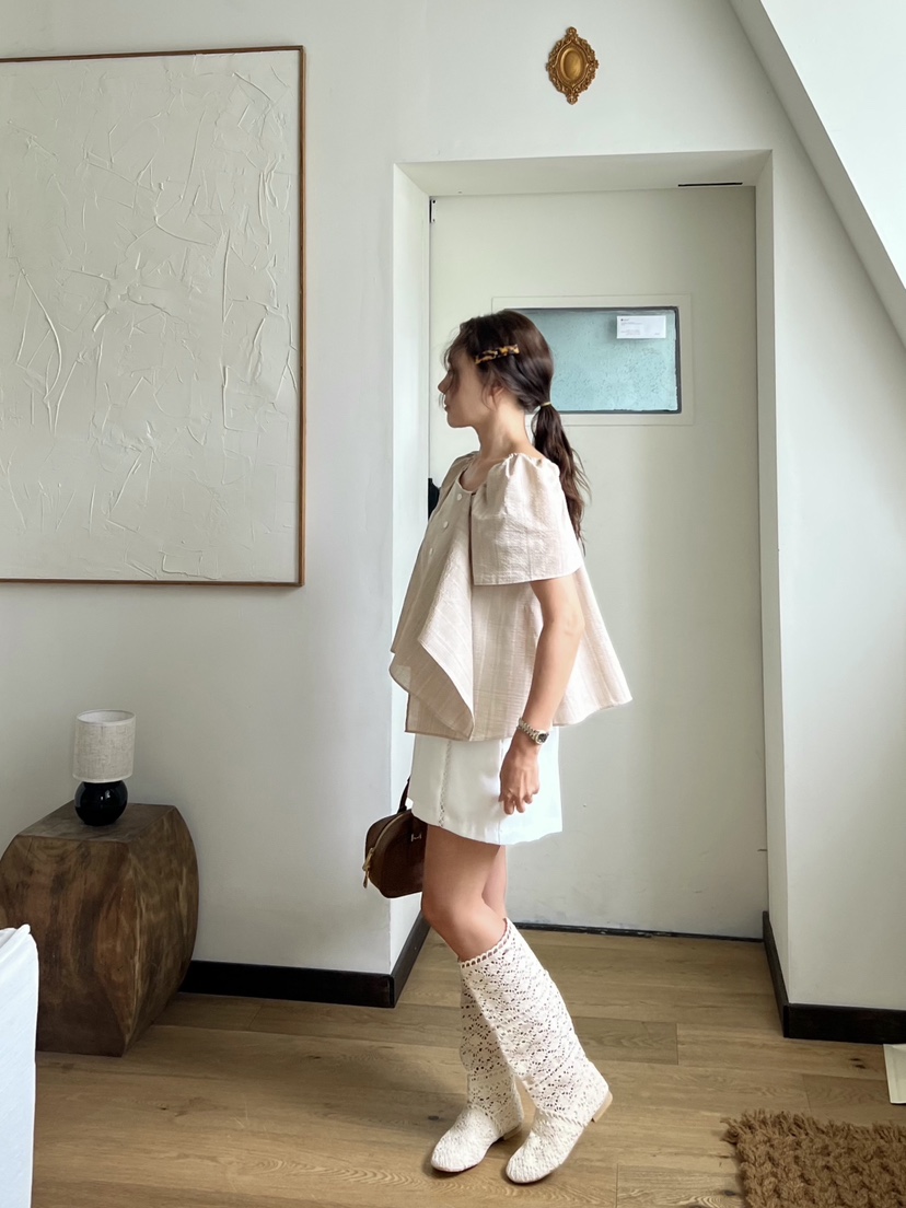 BOLD東大門㊣實拍女裝新款熱賣休閑職業25春夏推薦襯衫蕾絲衫BOLD襯衫/蕾絲衫