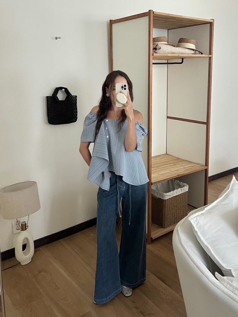 BOLD東大門㊣實拍女裝新款熱賣休閑職業25春夏推薦襯衫蕾絲衫BOLD襯衫/蕾絲衫