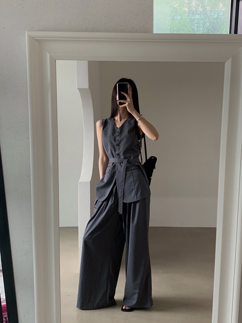 VERANDA韓國代購㊣女士新品熱賣推薦25春夏人氣休閑時尚休閑褲VERANDA休閑褲