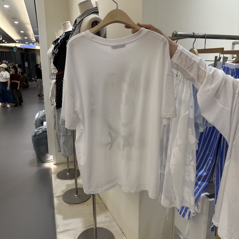 TOMGIRL東大門㊣實拍女裝新品職業時尚人氣推薦25春夏熱賣T恤TOMGIRLT恤