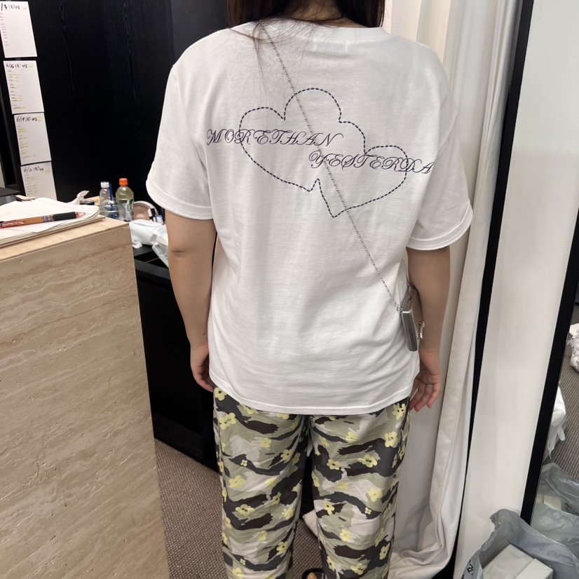 MORE THAN YESTERDAY/LOVE YOU SO MUCH韓國直郵㊣女裝新品25春夏T恤MORE THAN YESTERDAYT恤