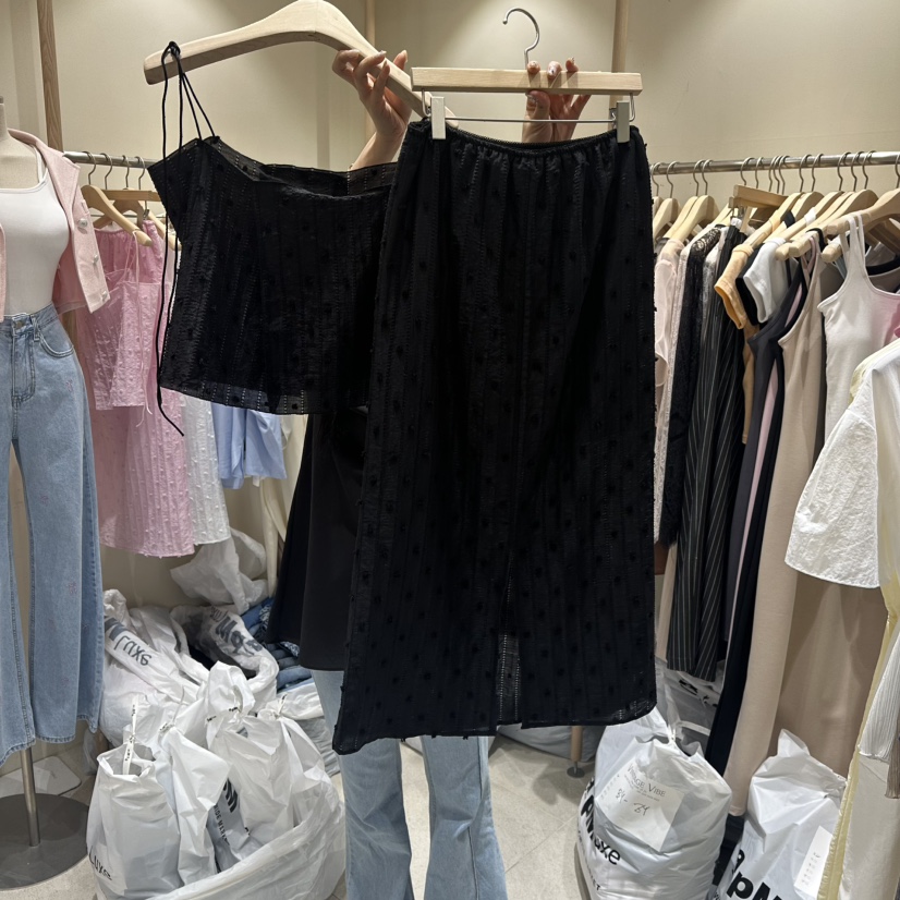 VINTAGE VIBE韓國代購㊣女裝新品休閑25春夏時尚熱賣真品套裝VINTAGE VIBE套裝