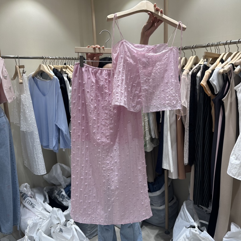 VINTAGE VIBE韓國代購㊣女裝新品休閑25春夏時尚熱賣真品套裝VINTAGE VIBE套裝