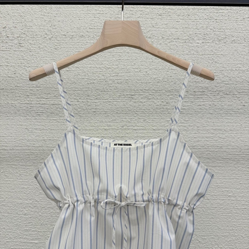 AT THE BAGEL東大門㊣實拍女士新品25春夏人氣職業吊帶背心AT THE BAGEL吊帶/背心