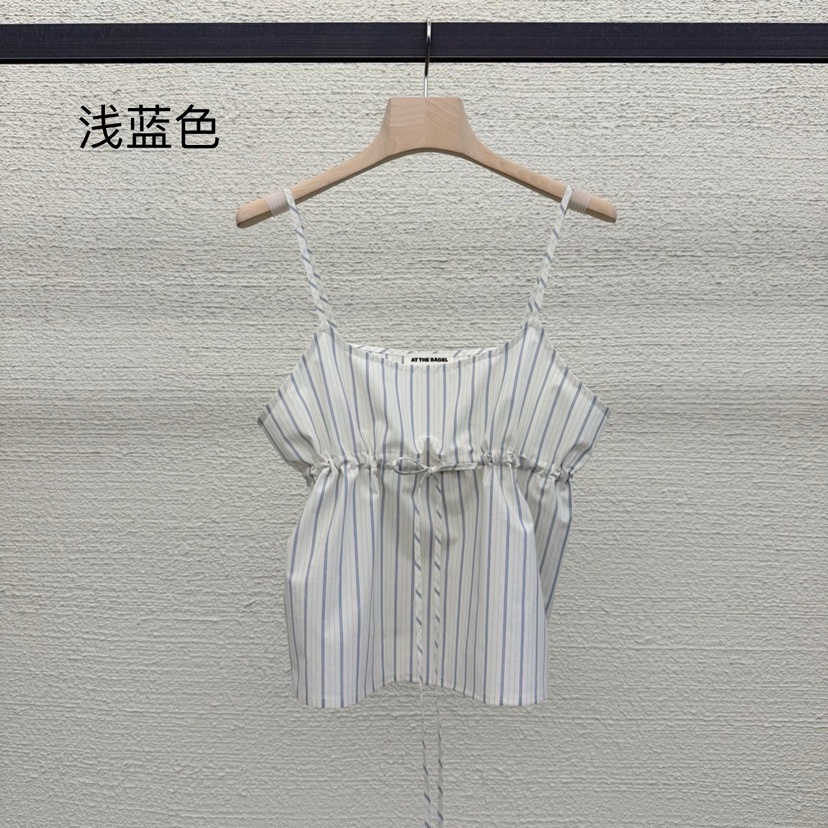 AT THE BAGEL東大門㊣實拍女士新品25春夏人氣職業吊帶背心AT THE BAGEL吊帶/背心