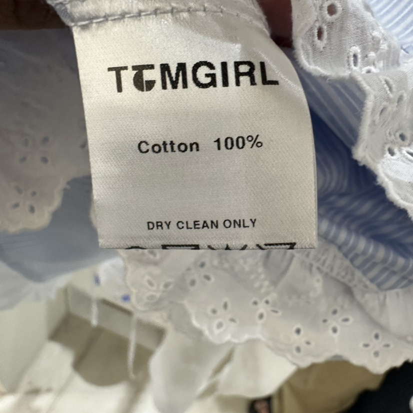 TOMGIRL東大門㊣代購女士新款熱賣人氣推薦時尚休閑襯衫蕾絲衫TOMGIRL襯衫/蕾絲衫