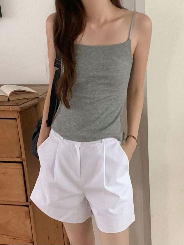 CYLINDER東大門㊣直郵女士新款休閑職業真品人氣25春夏吊帶背心CYLINDER吊帶/背心圖色3
