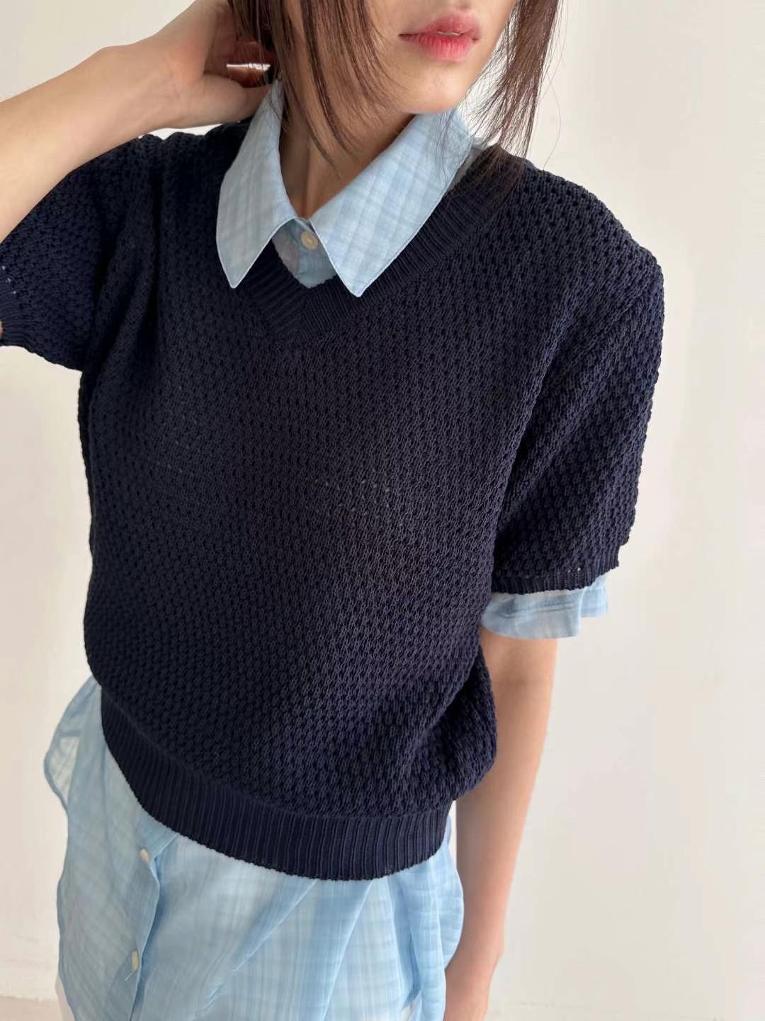 CYLINDER東大門㊣實拍女裝新品25春夏推薦真品時尚熱賣針織衫CYLINDER針織衫