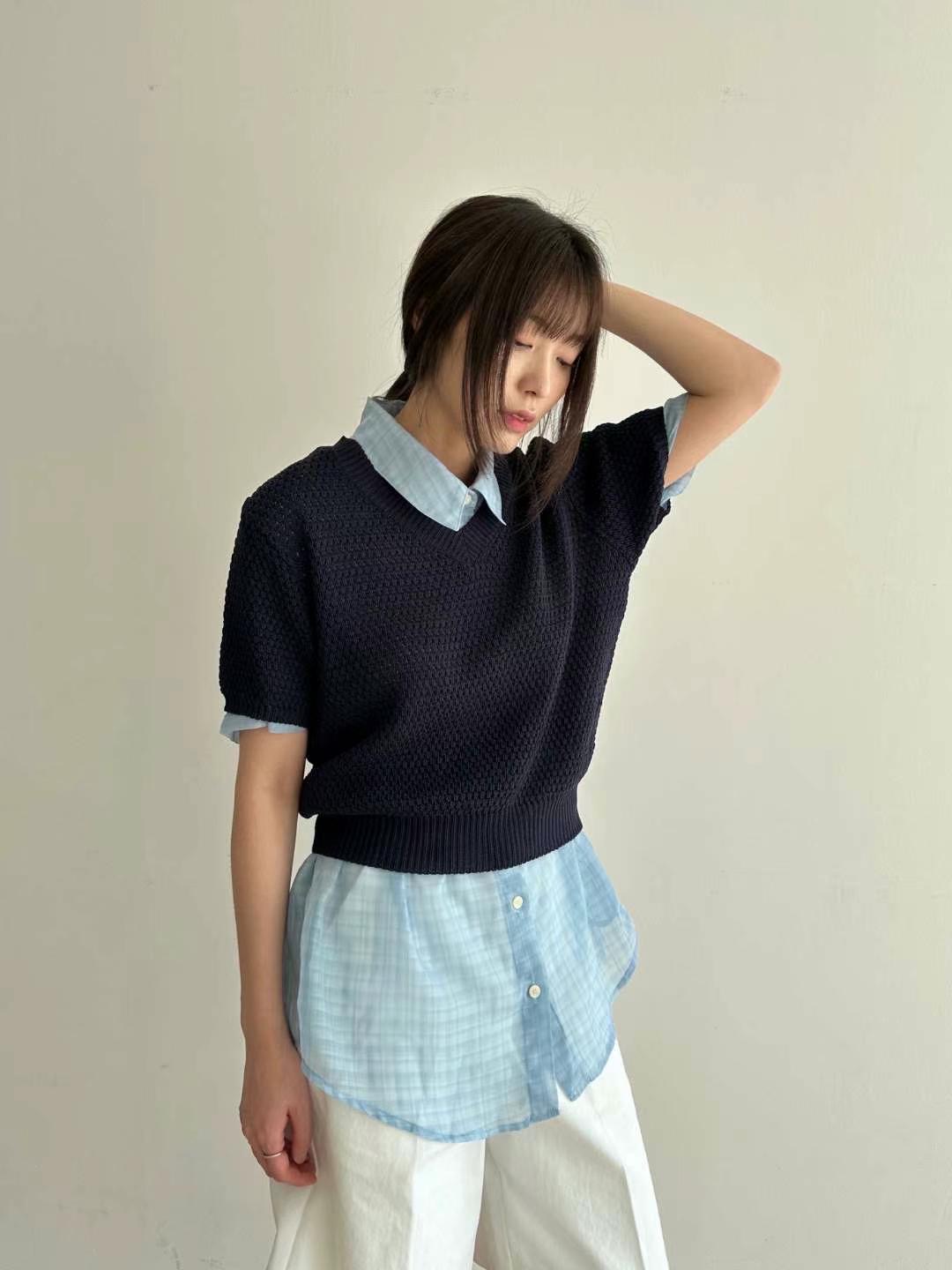 CYLINDER東大門㊣實拍女裝新品25春夏推薦真品時尚熱賣針織衫CYLINDER針織衫