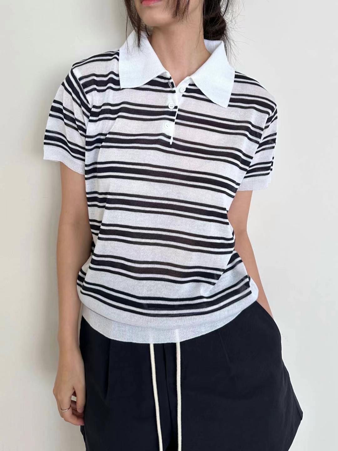 CYLINDER東大門㊣直郵女士新品真品時尚25春夏職業推薦針織衫CYLINDER針織衫圖色1