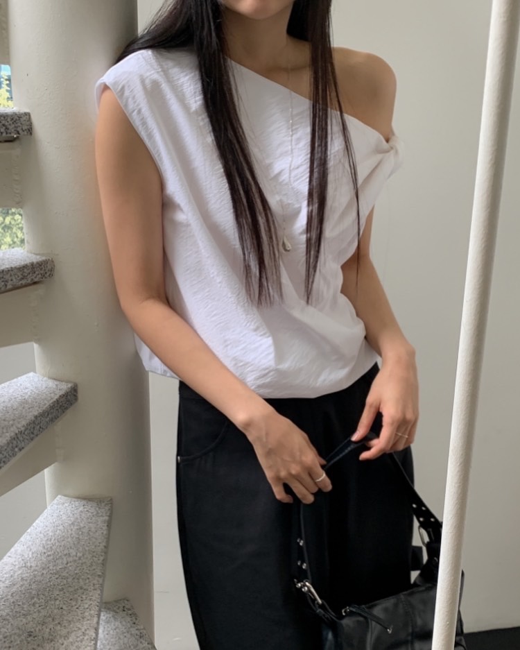 ROUGH韓國直郵㊣女裝新款25春夏熱賣休閑人氣真品職業吊帶背心ROUGH吊帶/背心