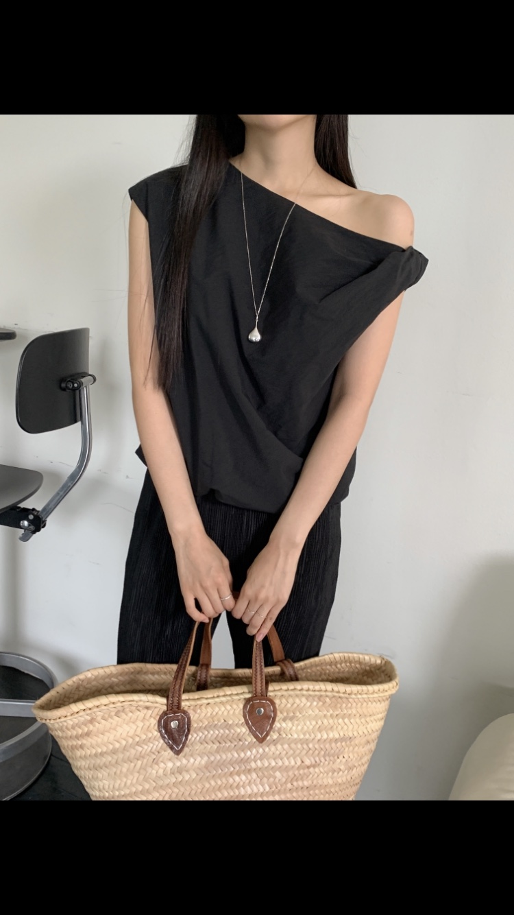 ROUGH韓國直郵㊣女裝新款25春夏熱賣休閑人氣真品職業吊帶背心ROUGH吊帶/背心