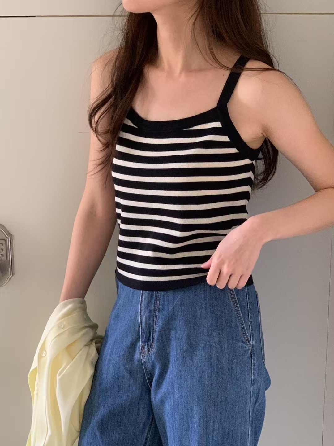 VINE東大門㊣直郵女士新品推薦熱賣25春夏真品人氣吊帶背心VINE吊帶/背心圖色1
