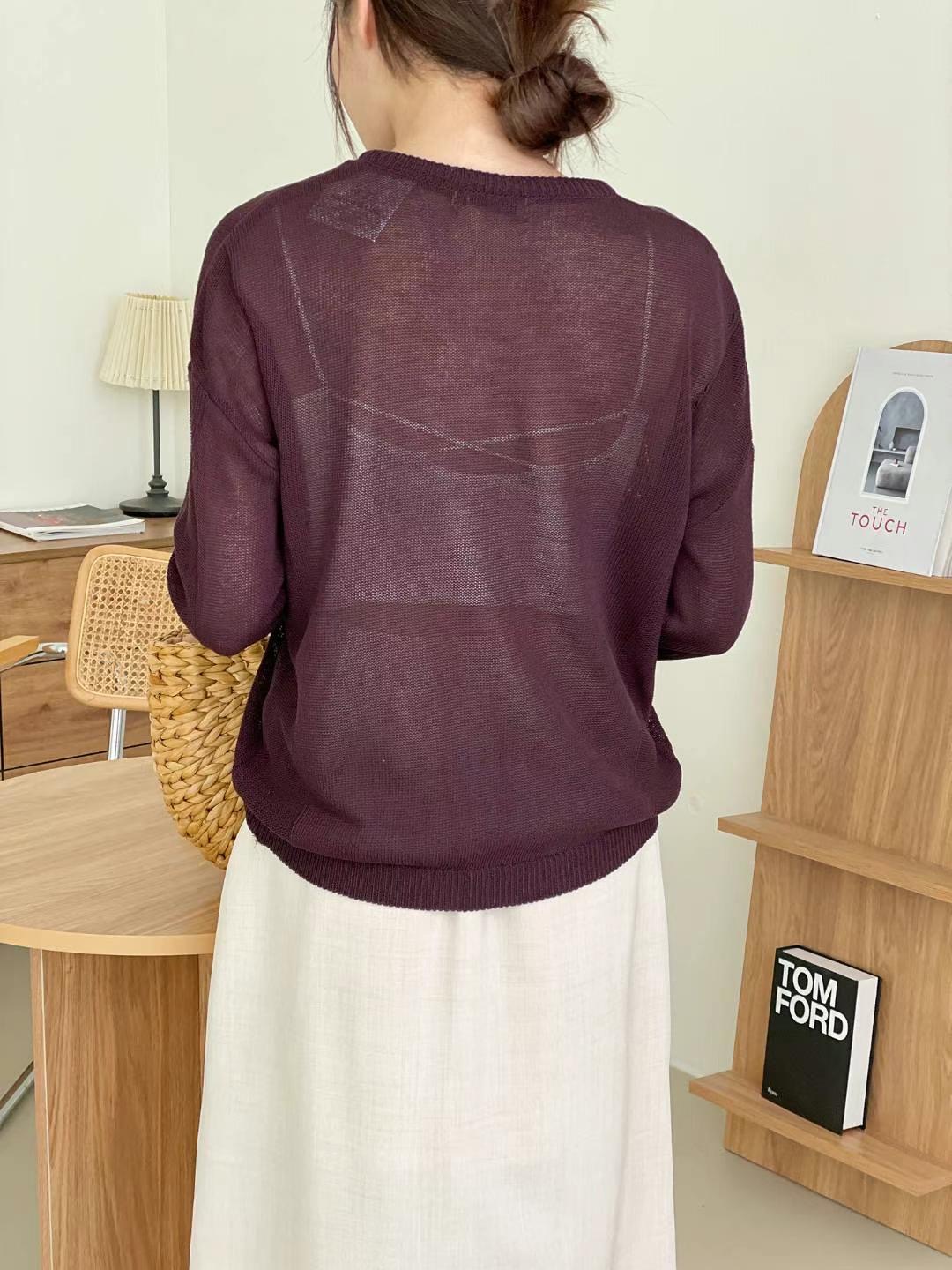 MUSTBE東大門㊣實拍女裝新品真品熱賣職業人氣休閑針織衫V領MUSTBE針織衫