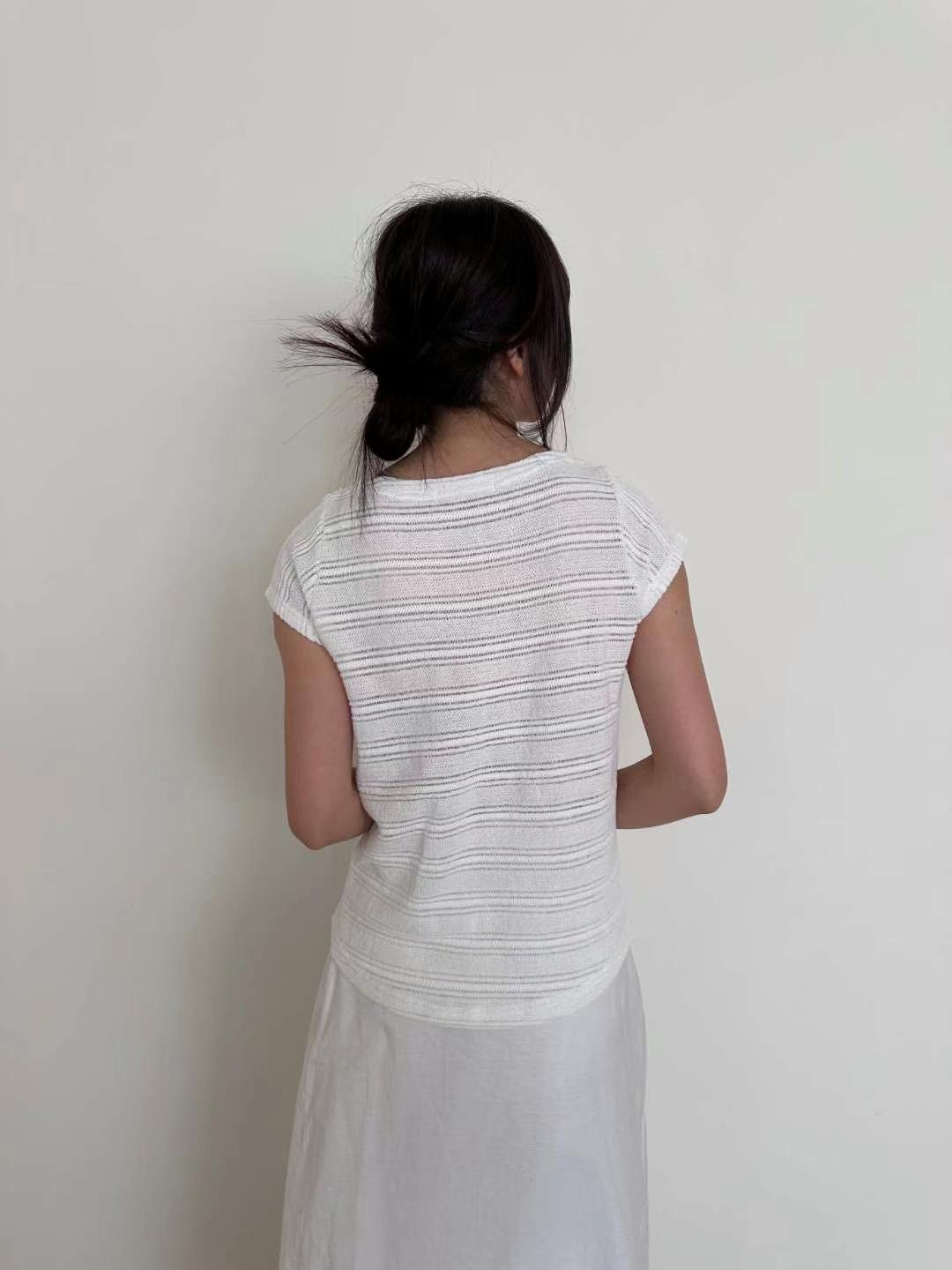 CYLINDER韓國代購㊣女裝新款真品25春夏時尚推薦職業休閑T恤CYLINDERT恤