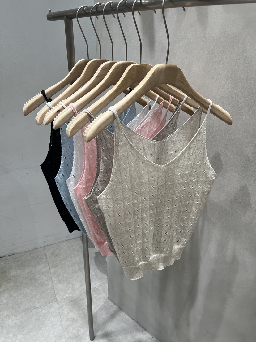 EVERCOMMERCE METICULOUSLY DESIGNED東大門㊣直郵女裝新款真品吊帶背心亞麻EVERCOMMERCE METICULOUSLY DESIGNED吊帶/背心