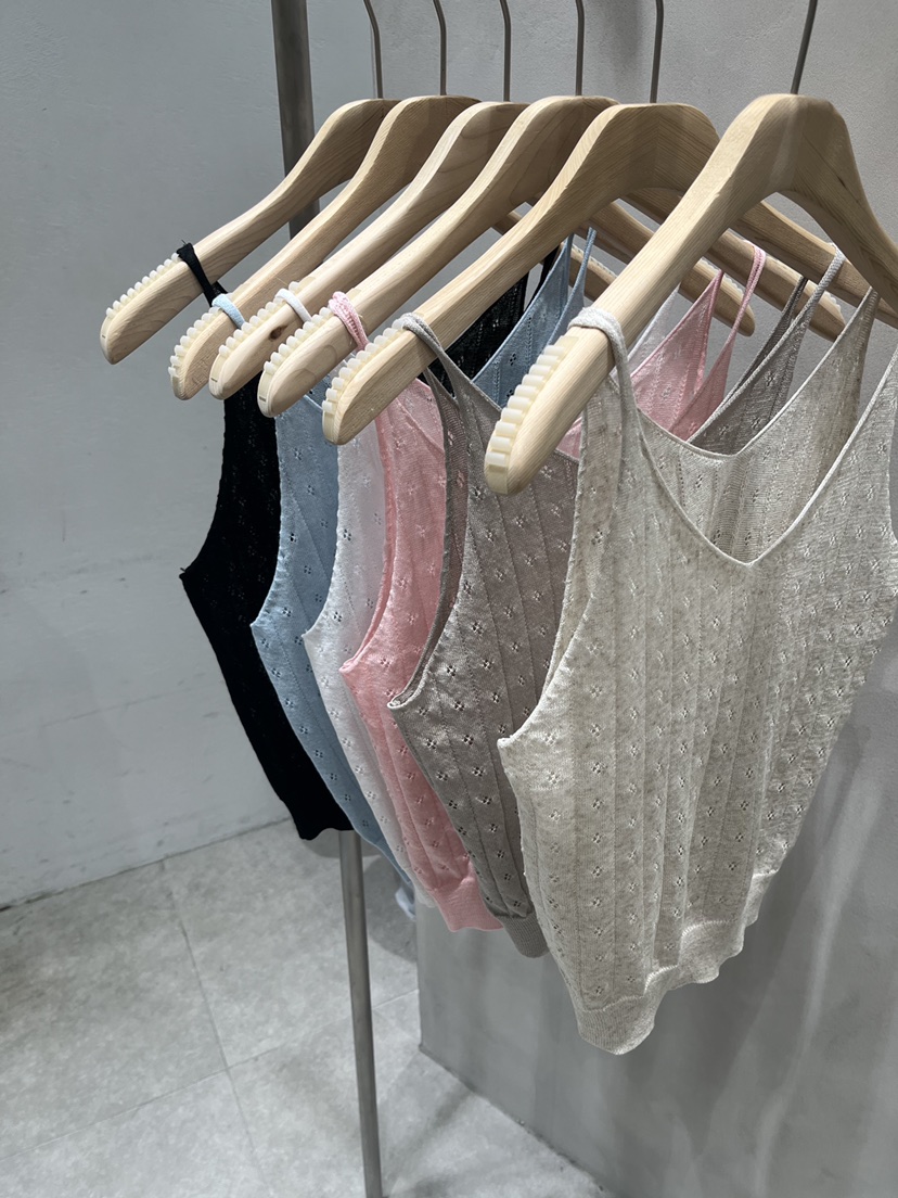 EVERCOMMERCE METICULOUSLY DESIGNED東大門㊣直郵女裝新款真品吊帶背心亞麻EVERCOMMERCE METICULOUSLY DESIGNED吊帶/背心