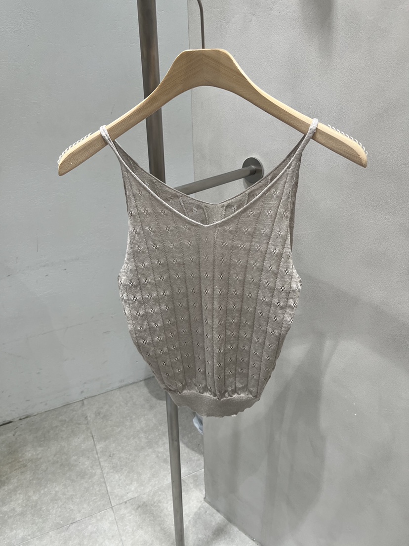 EVERCOMMERCE METICULOUSLY DESIGNED東大門㊣直郵女裝新款真品吊帶背心亞麻EVERCOMMERCE METICULOUSLY DESIGNED吊帶/背心圖色3