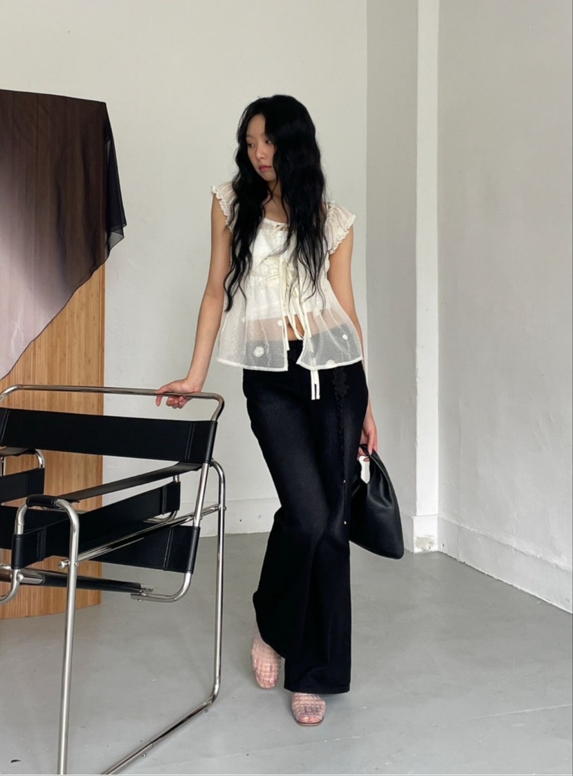 CRONG東大門㊣代購女士新品推薦職業時尚真品熱賣襯衫蕾絲衫CRONG襯衫/蕾絲衫