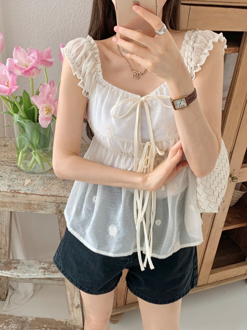 CRONG東大門㊣代購女士新品推薦職業時尚真品熱賣襯衫蕾絲衫CRONG襯衫/蕾絲衫