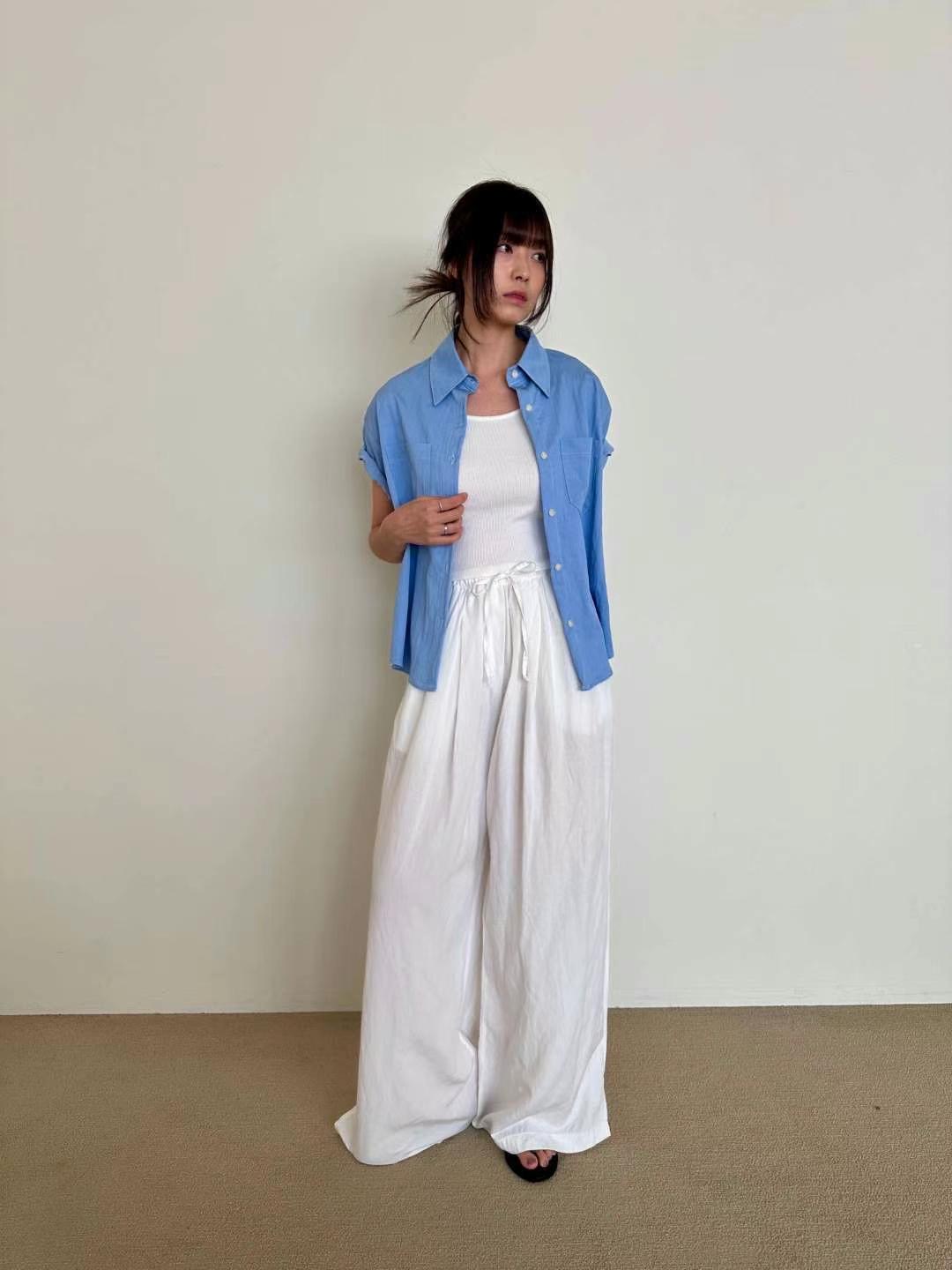 CYLINDER東大門㊣代購女士新品時尚人氣25春夏推薦職業休閑褲CYLINDER休閑褲