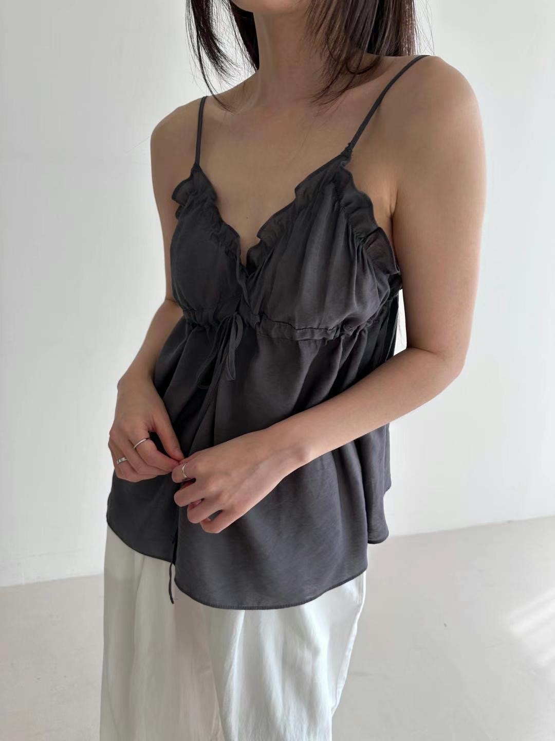 CYLINDER韓國直郵㊣女裝新品熱賣25春夏推薦職業時尚吊帶背心CYLINDER吊帶/背心