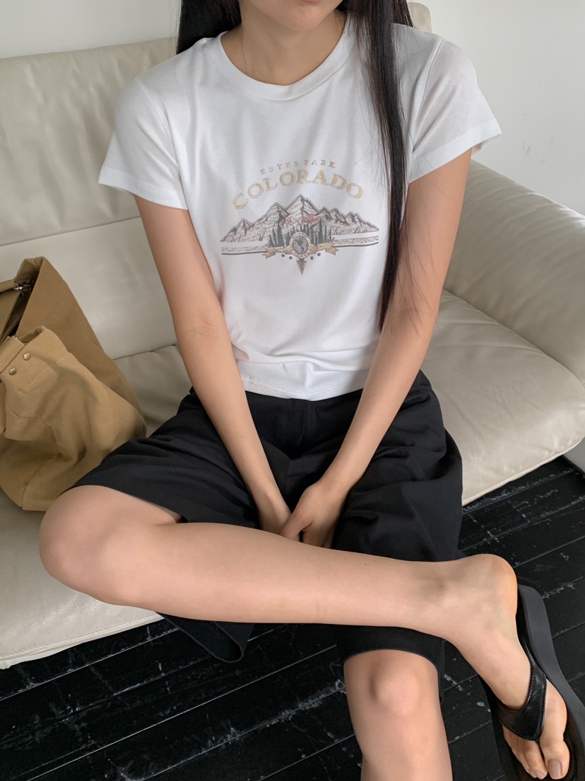 ROUGH韓國直郵㊣女裝新款時尚職業休閑真品熱賣25春夏推薦T恤ROUGHT恤