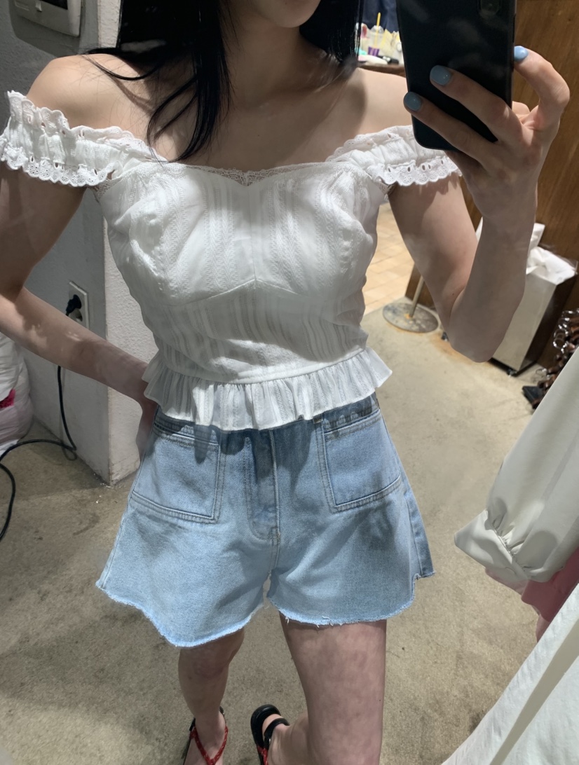 2TWO MOON韓國直郵㊣女裝新品熱賣人氣時尚休閑吊帶背心蕾絲2TWO MOON吊帶/背心