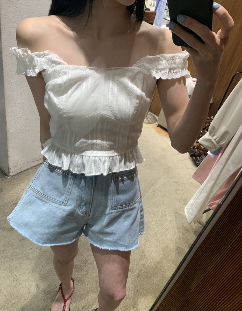 2TWO MOON韓國直郵㊣女裝新品熱賣人氣時尚休閑吊帶背心蕾絲2TWO MOON吊帶/背心