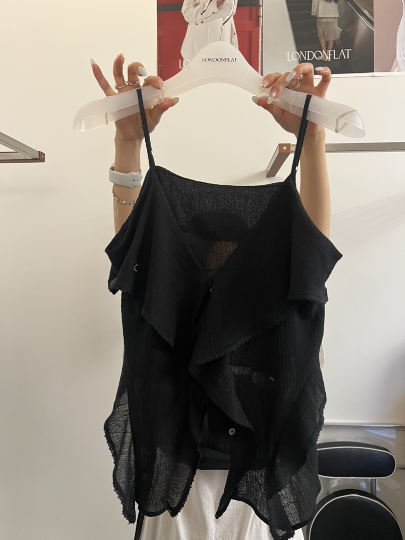 LONDON FLAT韓國直郵㊣女裝新品推薦真品職業人氣吊帶背心LONDON FLAT吊帶/背心圖色2
