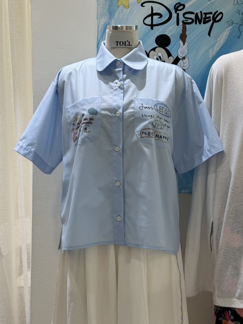 TOLL東大門㊣直郵女裝新款人氣熱賣25春夏真品時尚襯衫蕾絲衫TOLL襯衫/蕾絲衫