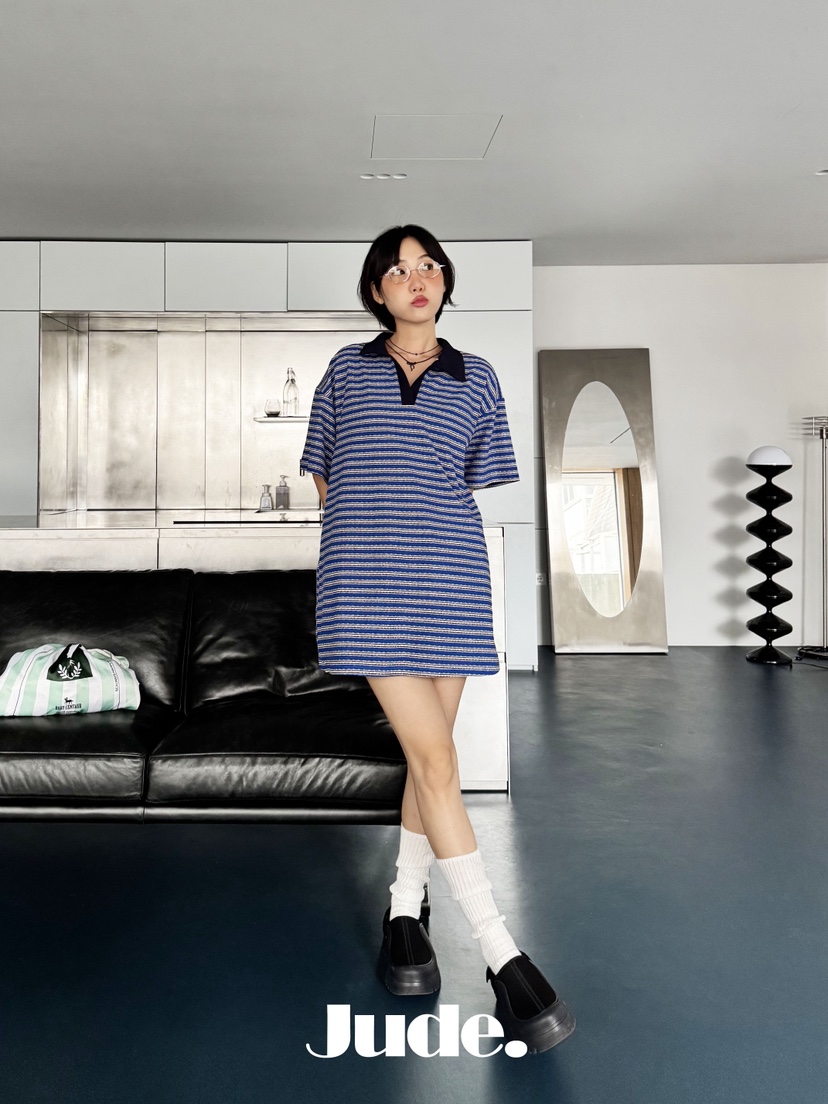 HEYJUDE韓國直郵㊣女裝新品休閑熱賣推薦職業25春夏人氣連衣裙HEYJUDE連衣裙