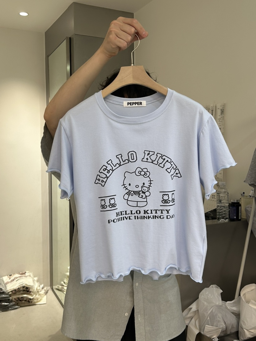 PEPPER-L東大門㊣直郵女裝新品熱賣休閑人氣真品推薦25春夏T恤PEPPERT恤圖色3