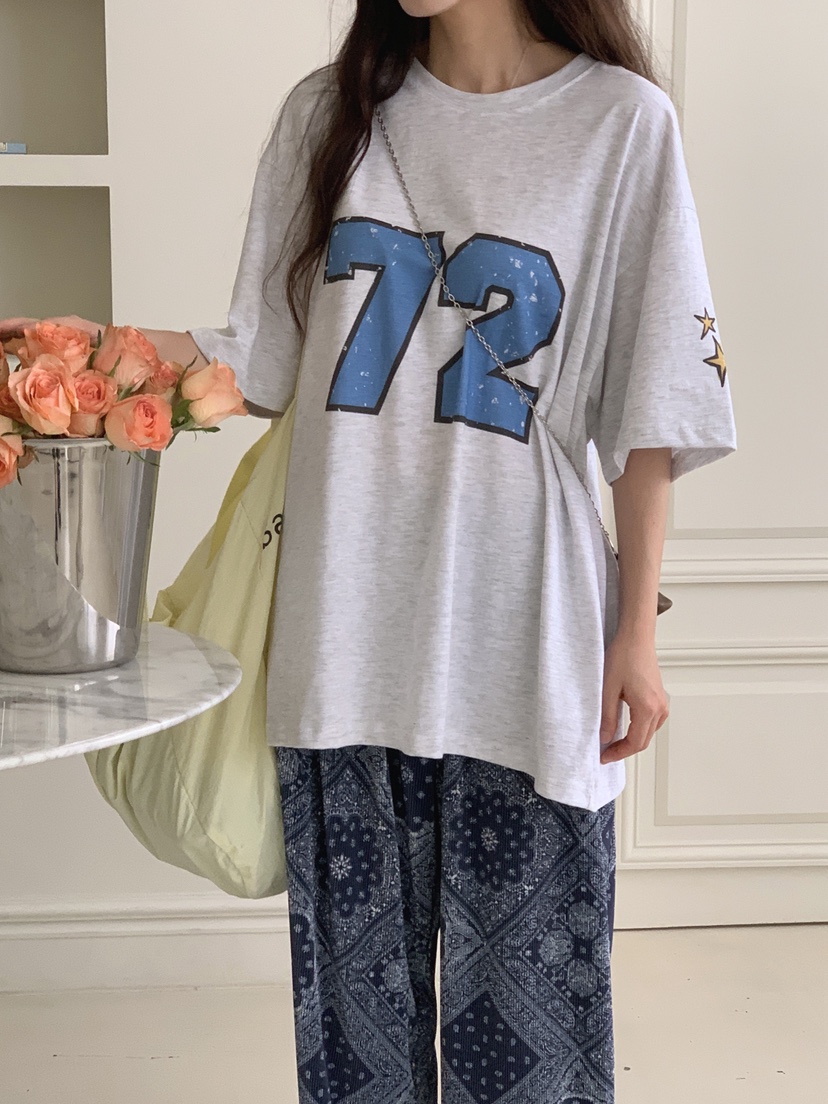 TOLL韓國代購㊣女士新品時尚人氣職業熱賣真品休閑推薦25春夏T恤TOLLT恤