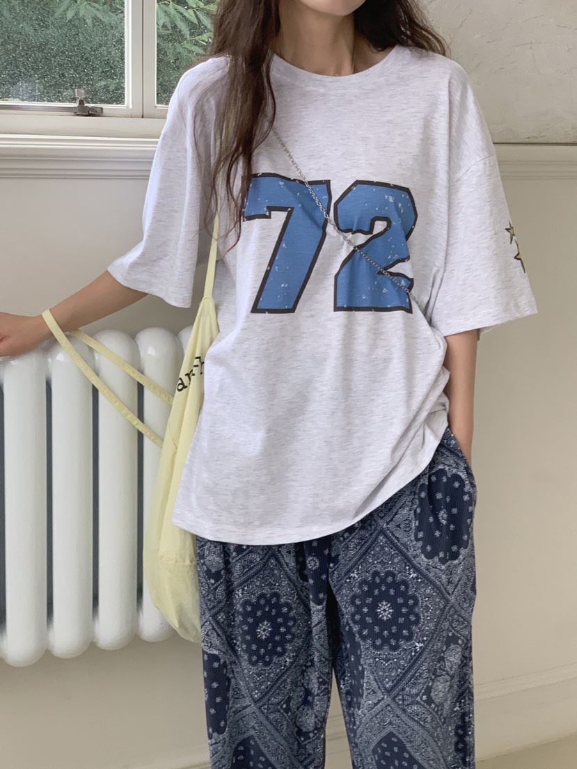 TOLL韓國代購㊣女士新品時尚人氣職業熱賣真品休閑推薦25春夏T恤TOLLT恤