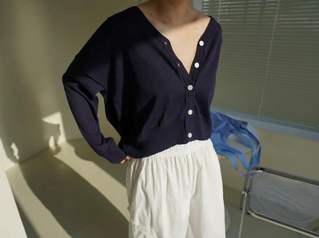 SMILE東大門㊣代購女裝新品真品25春夏時尚推薦針織衫開襟衫SMILE針織衫