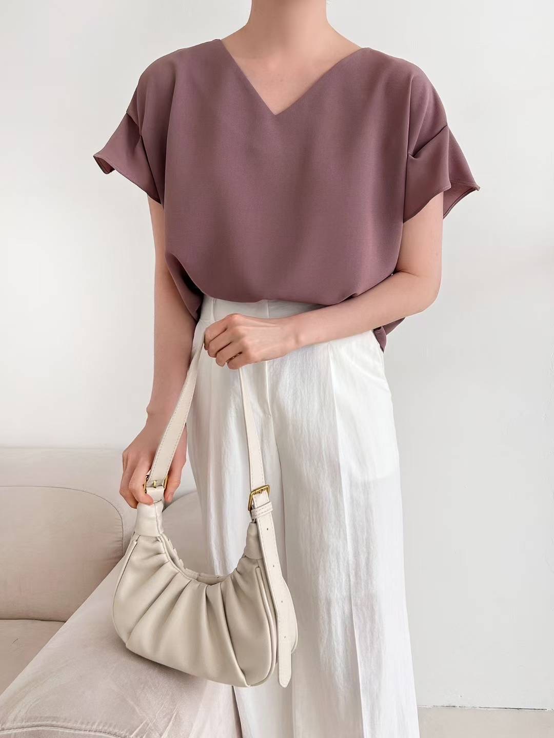DAILY PROJECT-데일리프로젝트-T東大門㊣代購女士新款25春夏襯衫蕾絲衫DAILY PROJECT襯衫/蕾絲衫