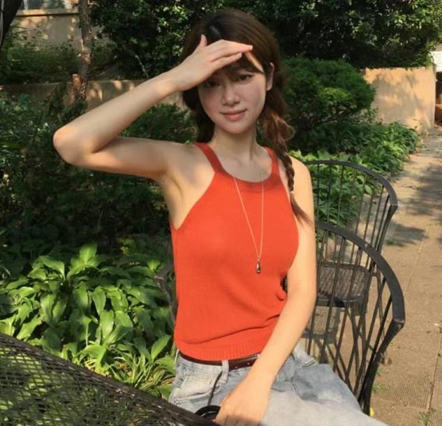 SMILE韓國直郵㊣女裝新款休閑職業推薦時尚人氣25春夏吊帶背心SMILE吊帶/背心