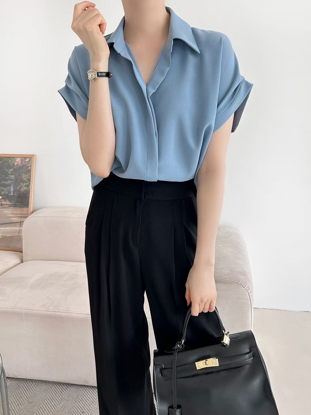 DAILY PROJECT-데일리프로젝트-T韓國代購㊣女士新款真品襯衫蕾絲衫DAILY PROJECT襯衫/蕾絲衫