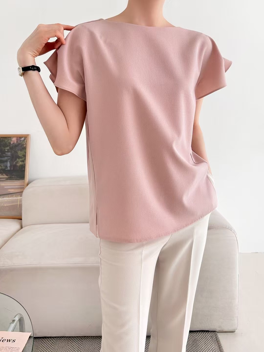 DAILY PROJECT-데일리프로젝트-T東大門㊣直郵女裝新款25春夏襯衫蕾絲衫DAILY PROJECT襯衫/蕾絲衫