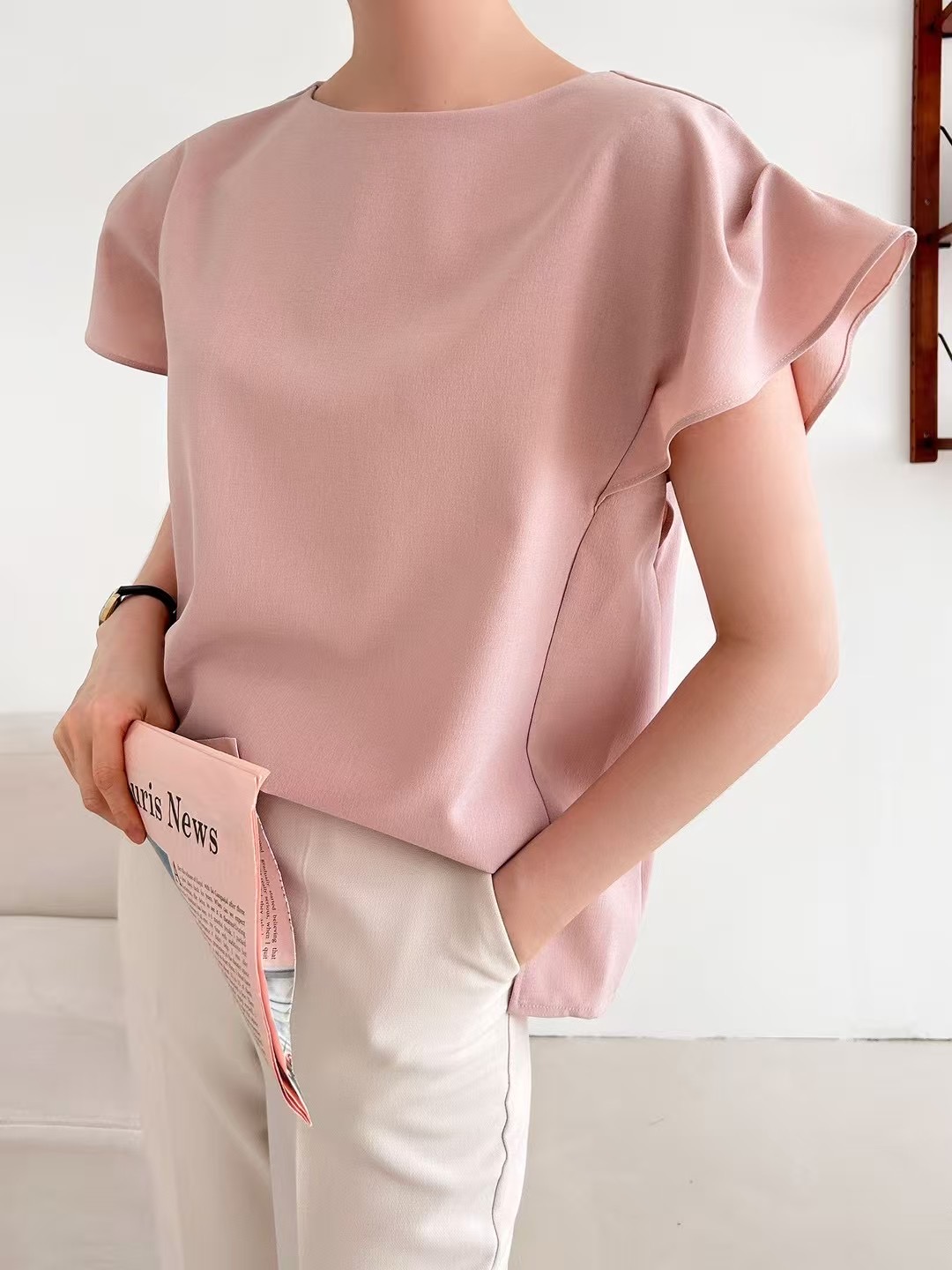 DAILY PROJECT-데일리프로젝트-T東大門㊣直郵女裝新款25春夏襯衫蕾絲衫DAILY PROJECT襯衫/蕾絲衫