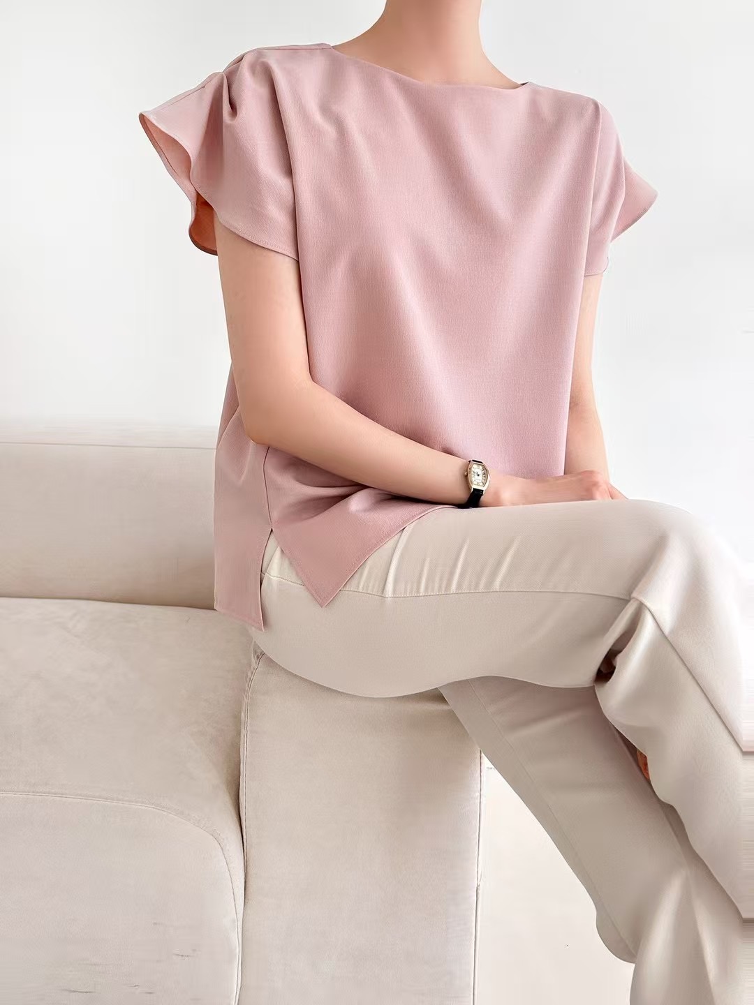 DAILY PROJECT-데일리프로젝트-T東大門㊣直郵女裝新款25春夏襯衫蕾絲衫DAILY PROJECT襯衫/蕾絲衫圖色2